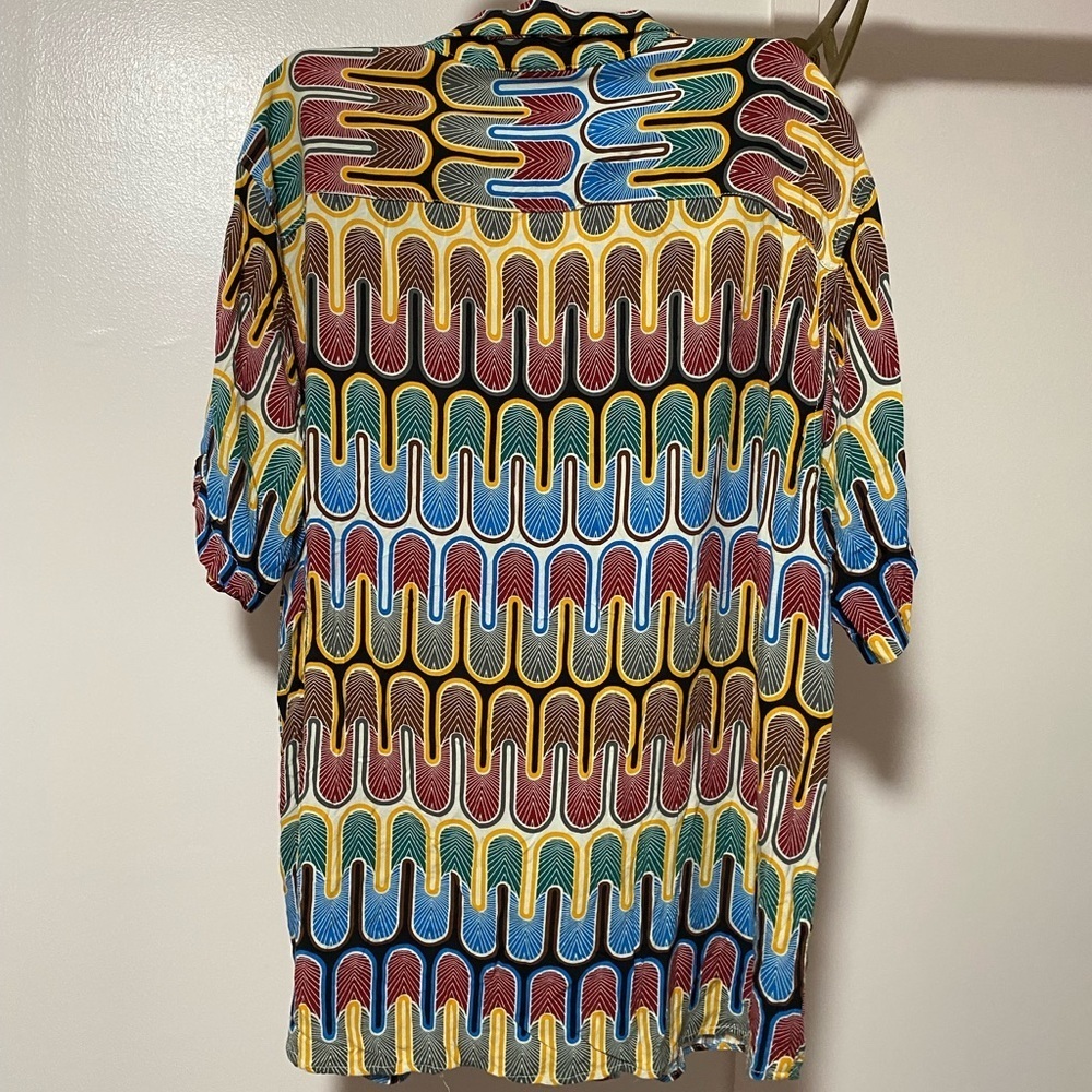 Eartbound Multicolor Patterned Women's Top - Picture 4 of 5
